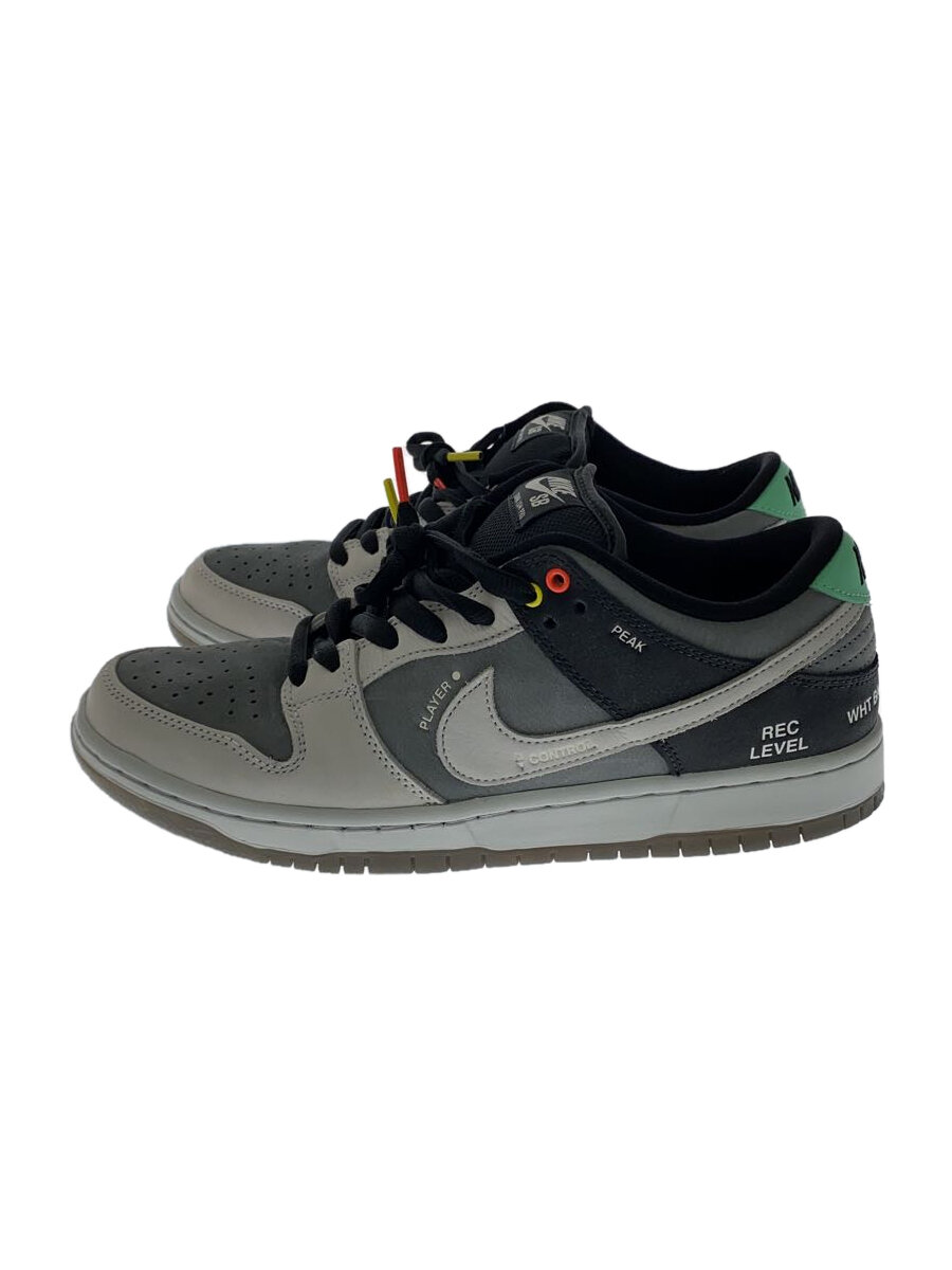 【中古】NIKE◆DUNK LOW PRO ISO_ダンク 置き目 労働者階級 ISO/27珊/GRY【シューズ】