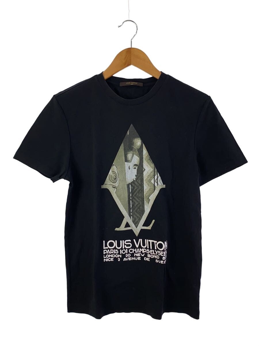 【中古】LOUIS VUITTON◆プルオーバー/S/綿織物/BLK【メンズウェア】