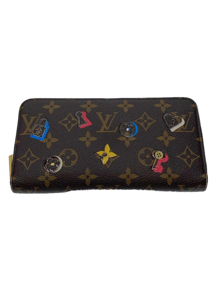 【中古】LOUIS VUITTON◆ジッピー・ウォレット_モノグラム・ラブロック_BRW/PVC/BRW/レディース【服飾雑貨他】|2nd STREET 店