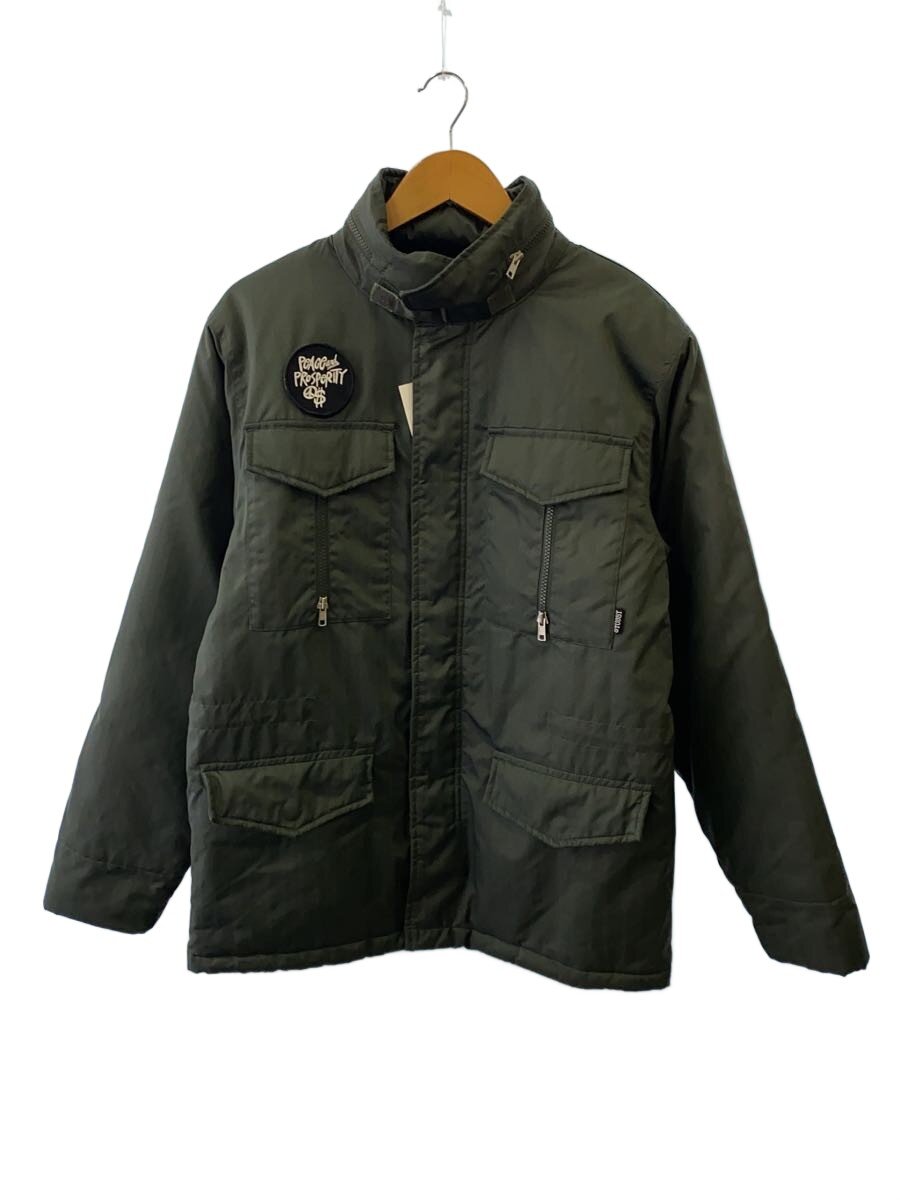 【中古】STUSSY◆中綿M-65ミリタリージャケット/内キルティング/GeAR/M/ポリエステル/グリーン【メンズウェア】｜2ｎｄ STREET 店