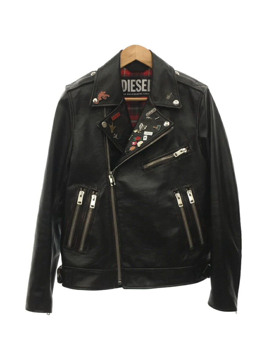 【ディーゼル】TIMELESS タイムレス ラムレザーダブルライダースジャケット DIESEL：旬のライダースをプレミアムレザーで｜メンズ