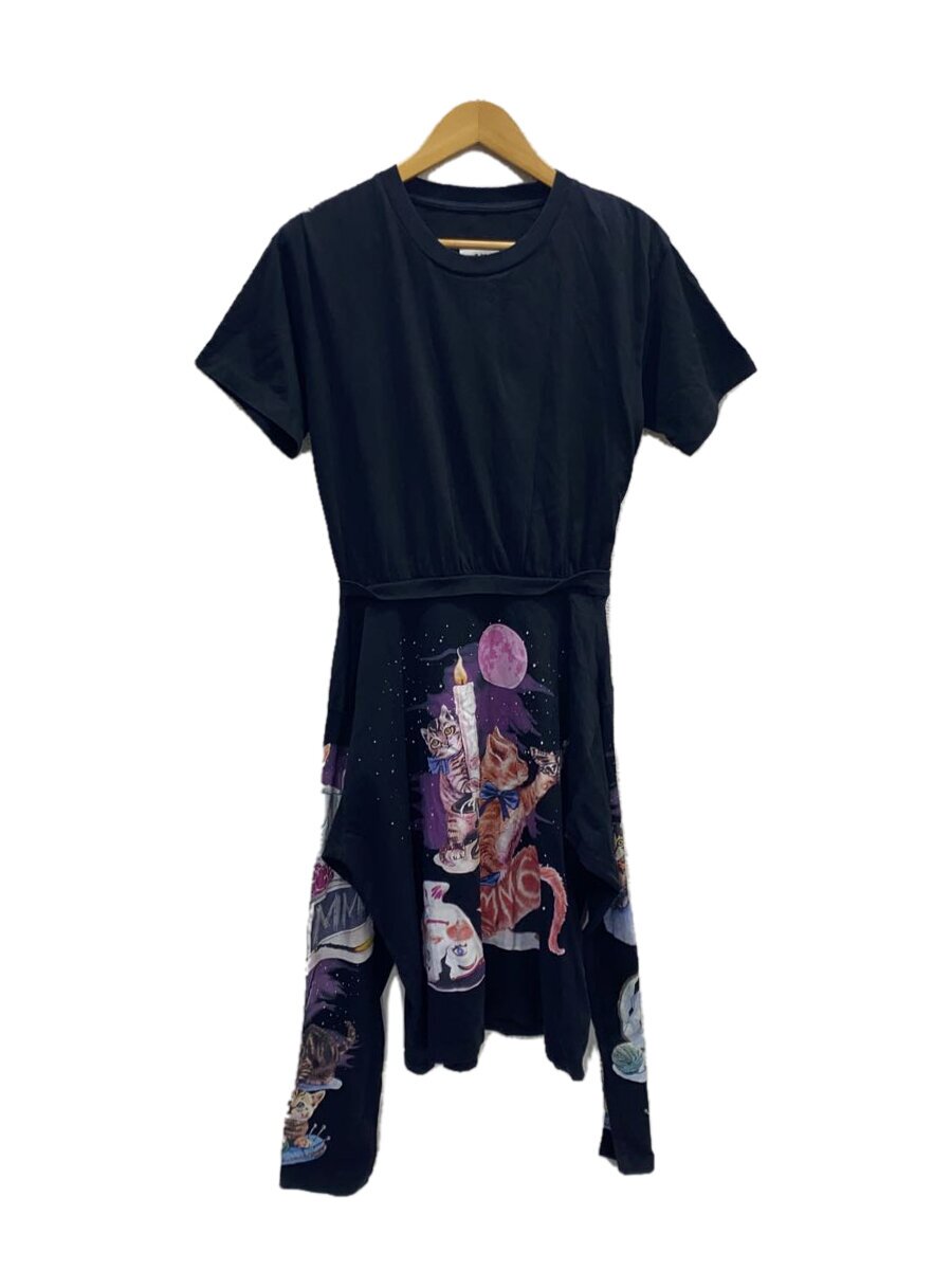 【中古】MM6◆半袖ワンピース/S/コットン/BLK/S32CT0862 S23014【レディースウェア】｜2ｎｄ STREET 店