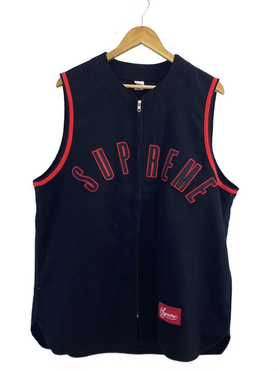 【中古】Supreme◆より良い/sleeveless baseball jersey/M/羊毛/GRY//【メンズウェア】