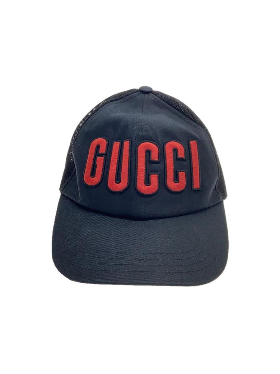 【中古】GUCCI◆旗がしら/L/綿織物/BLK/メンズ//【服飾雑貨他】