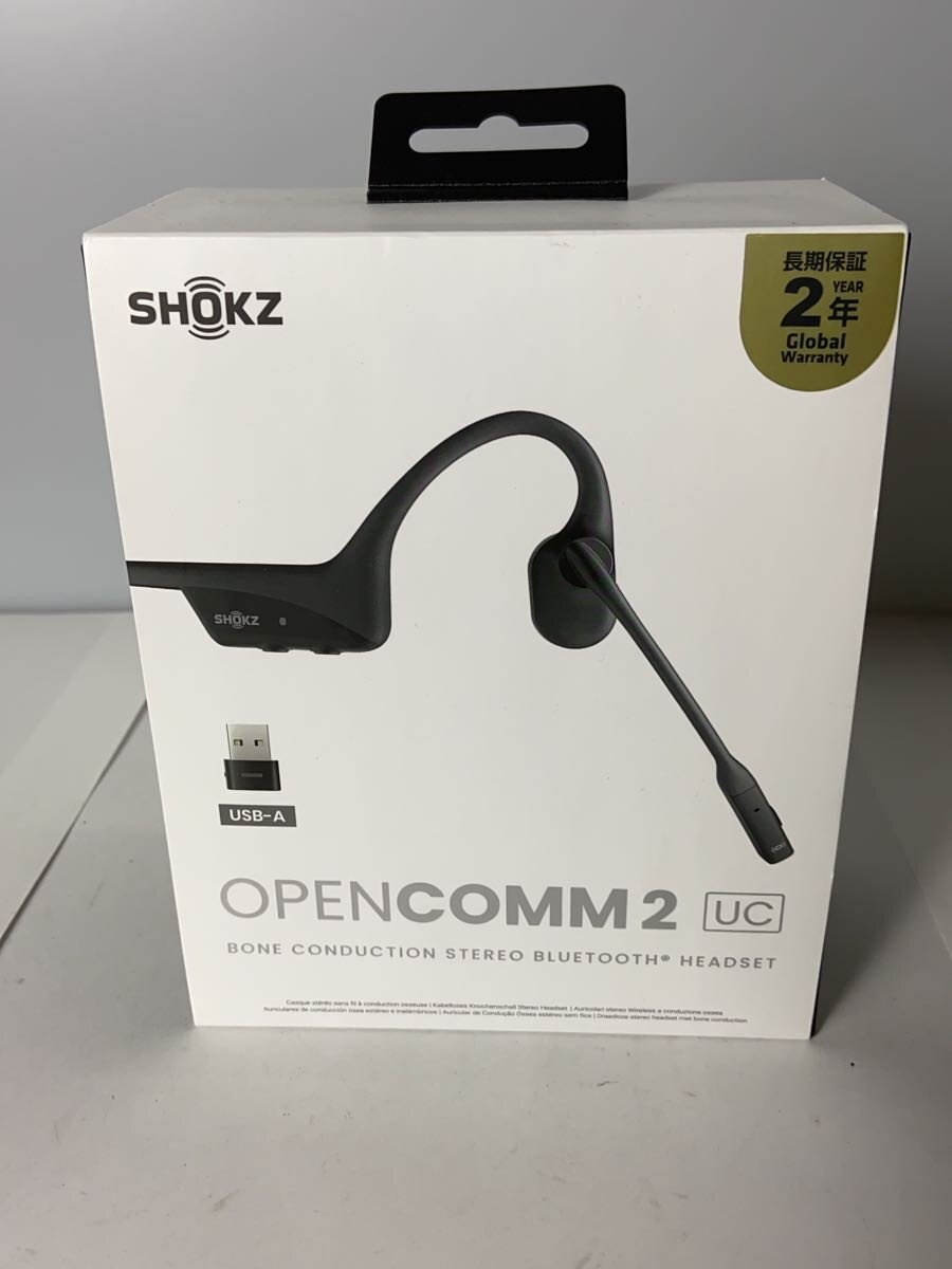 【中古】SHOKZ(AFTERSHOKZ)◆ヘッドセット OpenComm2 UC SKZ-SP-000023【家電・ビジュアル・オーディオ】