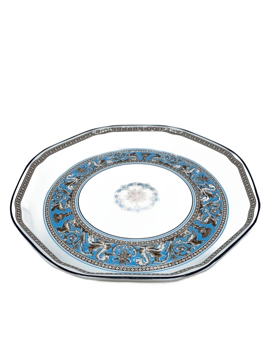 【中古】WEDGWOOD◆一皿/WHT/フロレンティーン【勝手もと設備】