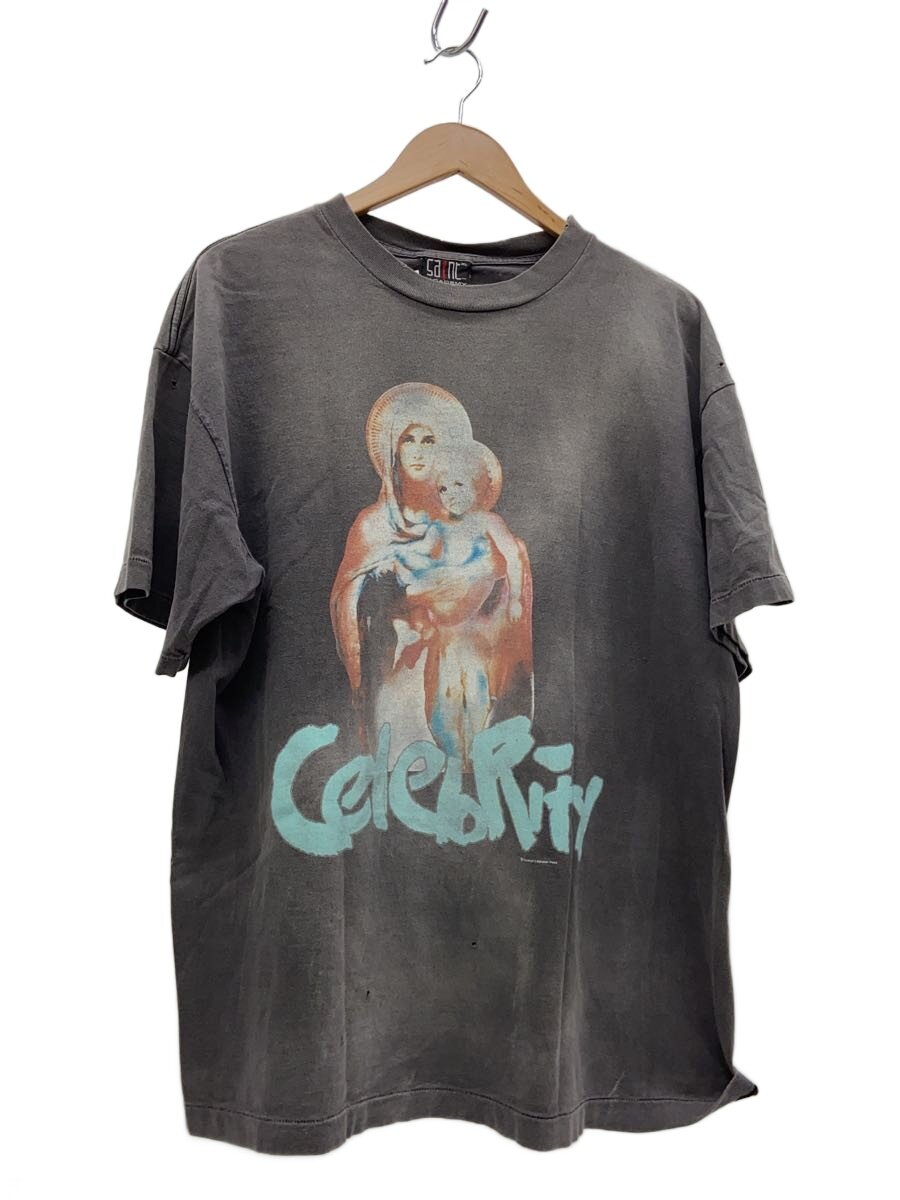 【中古】SAINT MICHAEL◆ティーシャツ/XL/綿織物/GRY/刷り上げる/SM-YS8-0000-C39【メンズウェア】