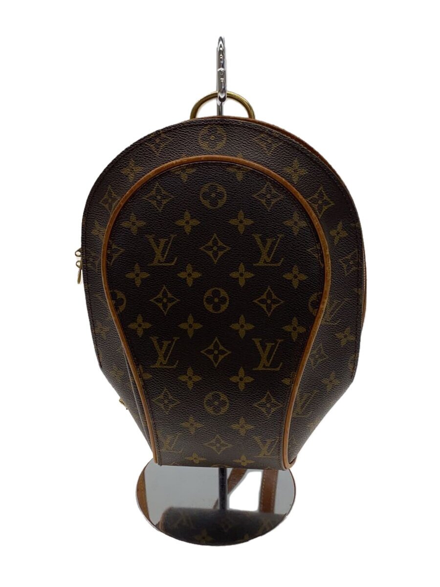 【中古】LOUIS VUITTON◆エリプス・サック・ア・ド_モノグラム・帆布_BRW/PVC/BRW【御徒面子】