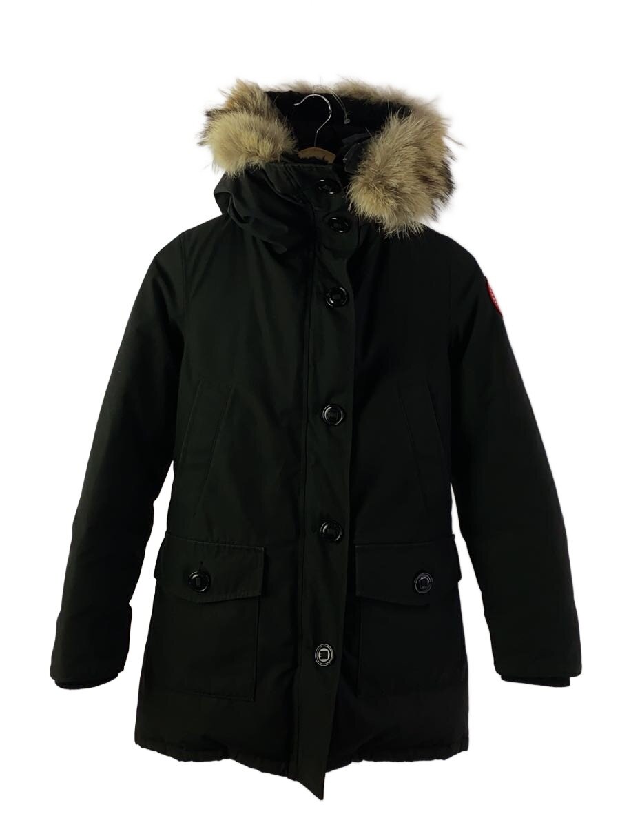 【中古】CANADA GOOSE◆BRONTE PARKA/色褪せ有/ダウンジャケット/XS/ポリエステル/BLK/2603JL【レディースウェア】｜2ｎｄ STREET 店
