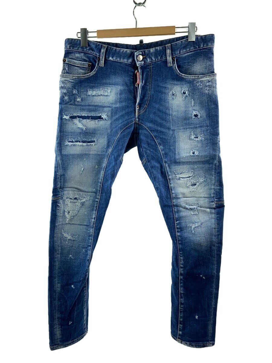 【中古】DSQUARED2◆TIEY BIKER JEAN/24SS/下つ方/48/ジーンズ/IDG/S74LB1438【メンズウェア】