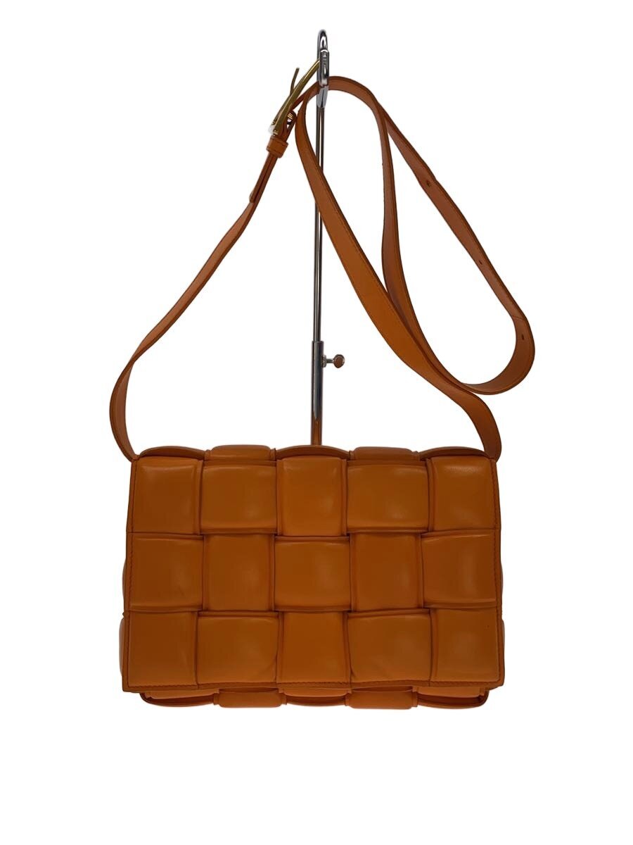 【中古】BOTTEGA VENETA◆ショルダーバッグ/なめし革/ORN【御徒面子】
