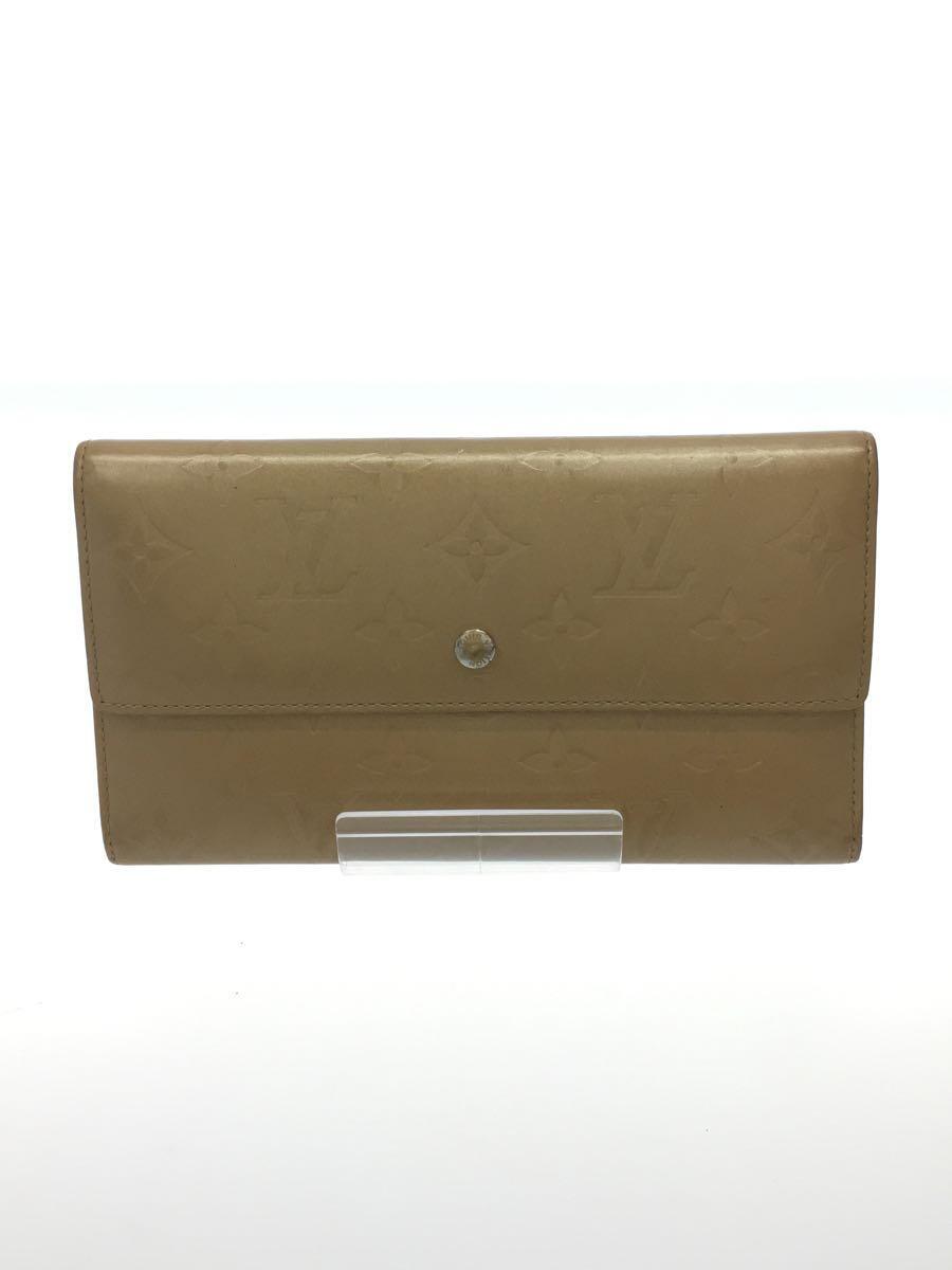 【中古】LOUIS VUITTON◆ポルト・トレゾールインターナショナル_モノグラム・マット_BRW/レザー/BRW/レディース【服飾雑貨他】｜2ｎｄ STREET 店