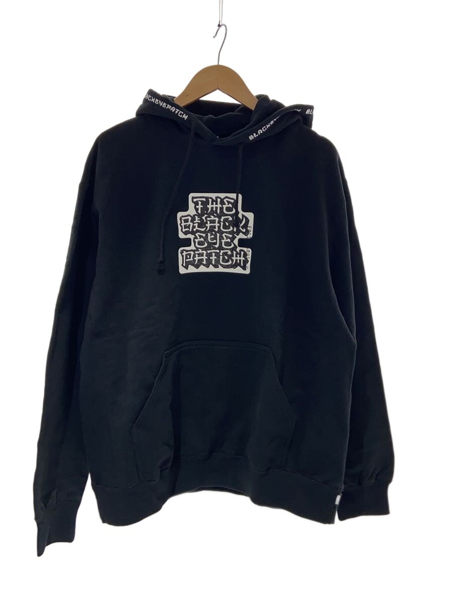 【中古】THE BLACK EYE PATCH◆パーカー/L/綿織物/BLK/無地【メンズウェア】