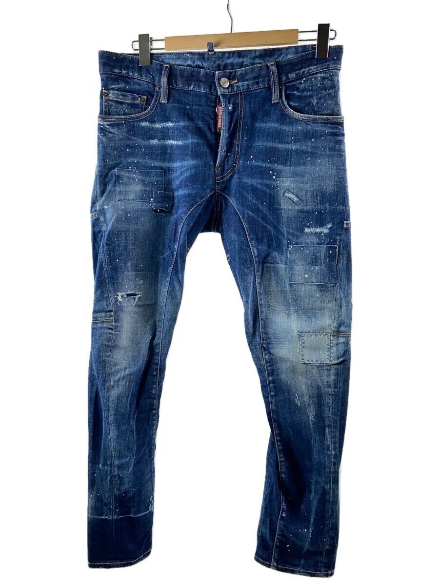 【中古】DSQUARED2◆TIEY BIKER JEAN/24SS/ボトム/48/デニム/IDG/S71Lb1369【メンズウェア】|2nd STREET 店