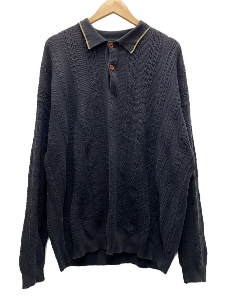 【中古】C.P.COMPANY◆ニットポロシャツ/--/コットン/NVY/無地/? NULL ?【メンズウェア】｜2ｎｄ STREET 店