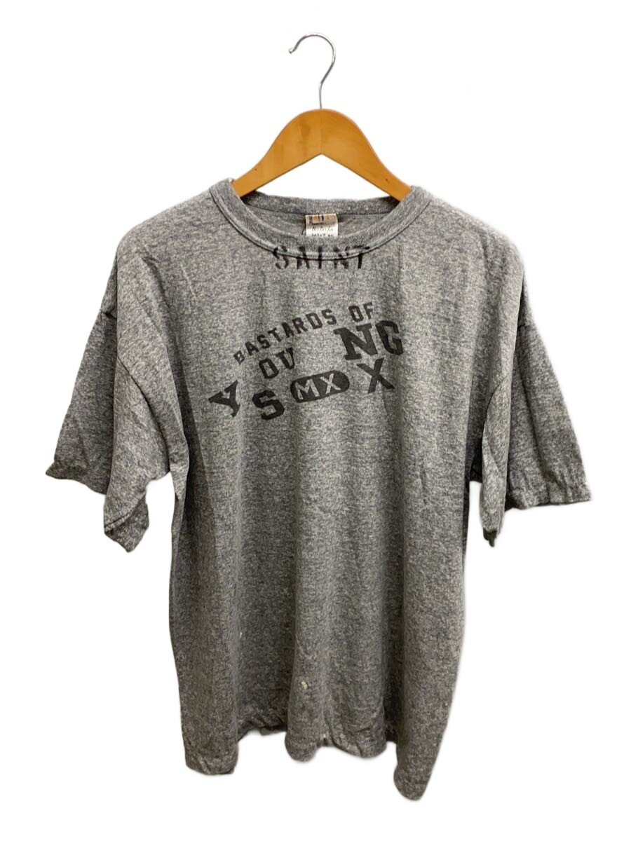 【中古】SAINT MICHAEL◆プルオーバー/L/綿織物/GRY/SM-HR8-0000-C37【メンズウェア】