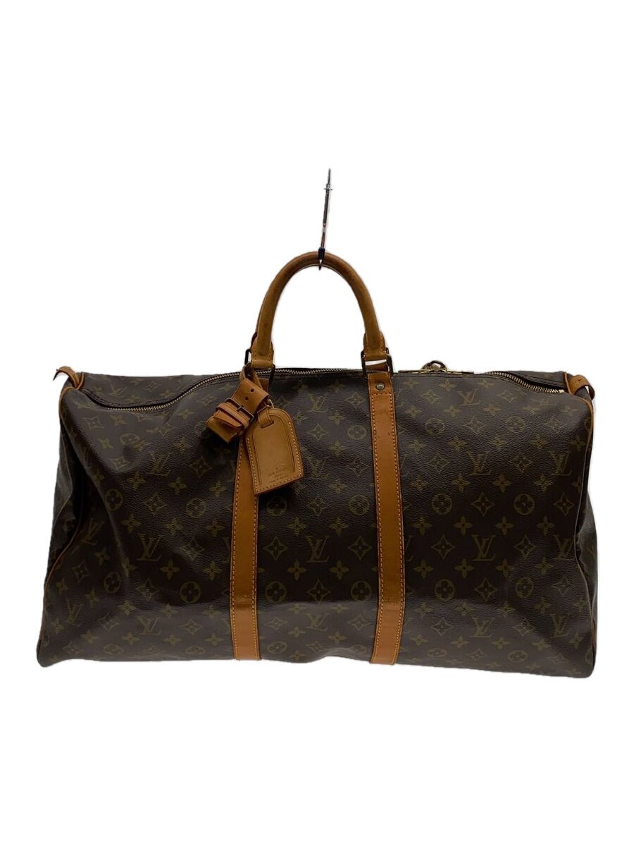 【中古】LOUIS VUITTON◆キーポル55_モノグラム・帆布/PVC/BRW【御徒面子】