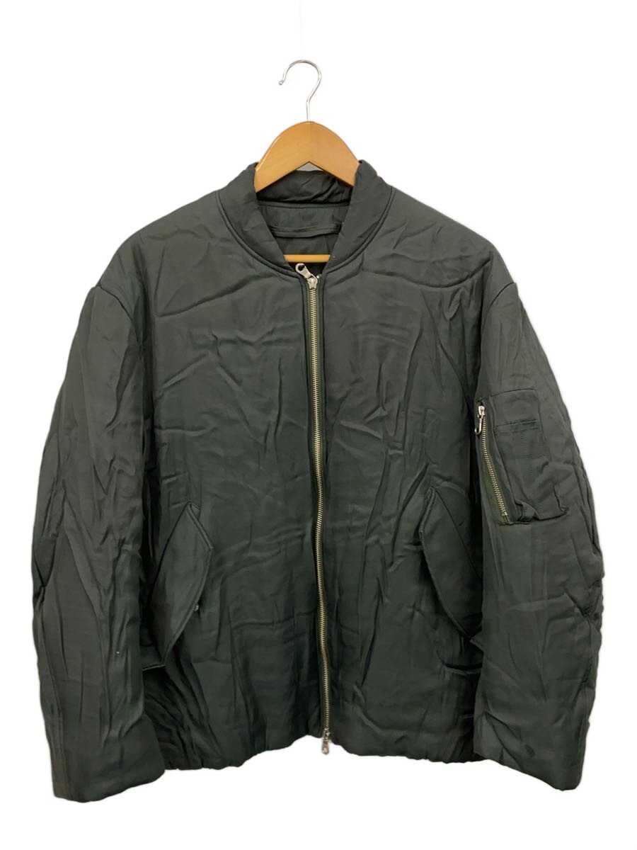 【中古】URU◆ブルゾン/1/レーヨン/GRN/無地/23FRA02/23AW/RAYON ZIP UP BLOUSON【メンズウェア】｜2ｎｄ STREET 店