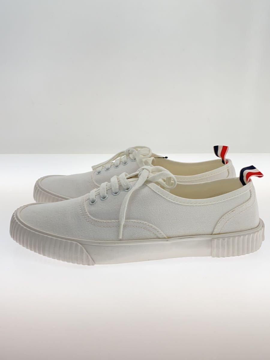 【中古】THOM BROWNE. NEW YORK◆ローカットスニーカー/US10/WHT/MFD201A-01588//【シューズ】
