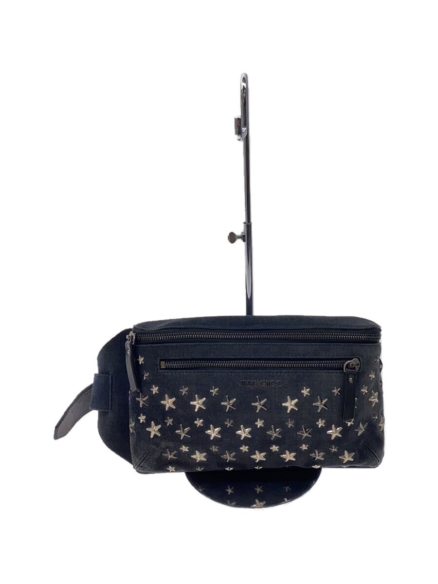 【中古】JIMMY CHOO◆ウエストバッグ/スウェード/BLK【バッグ】｜2ｎｄ STREET 店