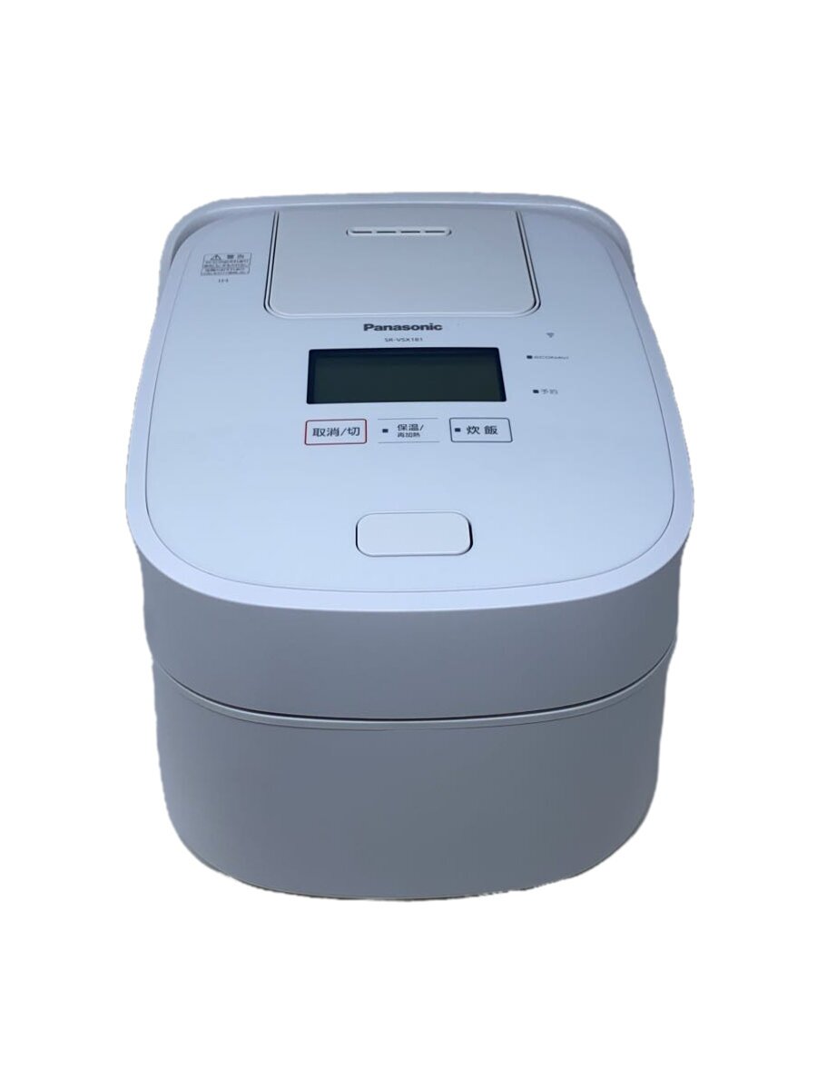 【中古】Panasonic◆炊飯器 SR-VSX181-W【家電・ビジュアル・オーディオ】