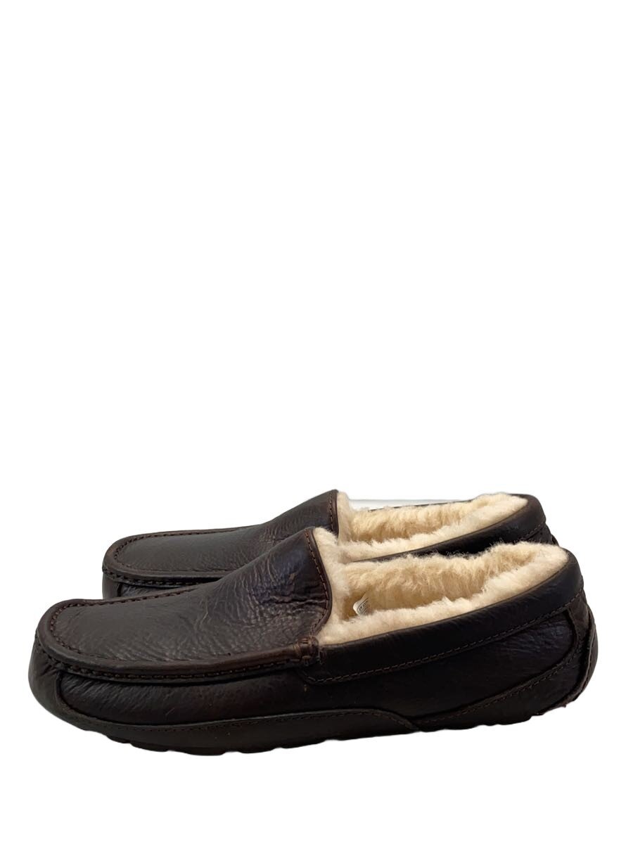 【中古】UGG australia◆Ascot/甲板シューズ/26珊/BRW/なめし革/F19919C/キズ有【シューズ】