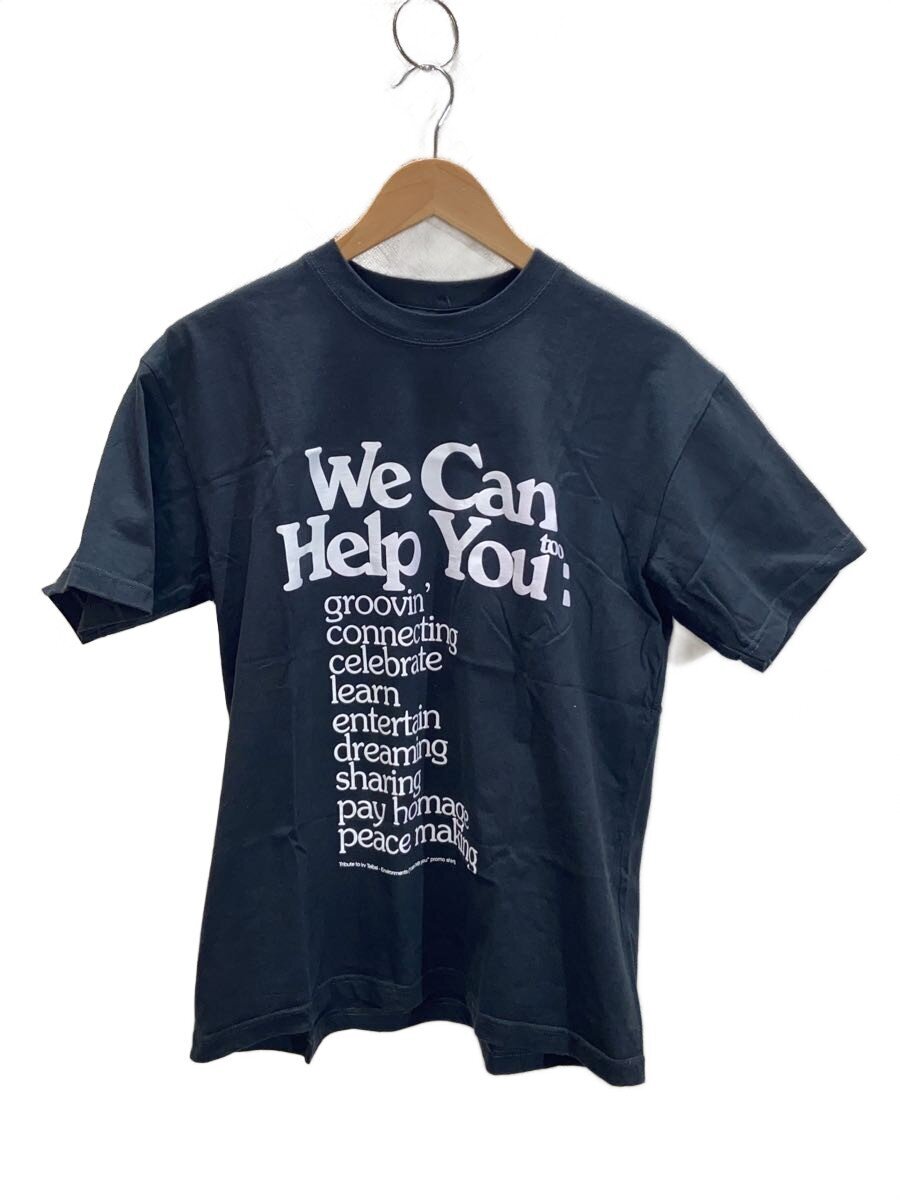 【中古】pass the peas/I CAN HELP YOU PROMO SHIRT/プルオーバー/--/綿織物/BLK【メンズウェア】