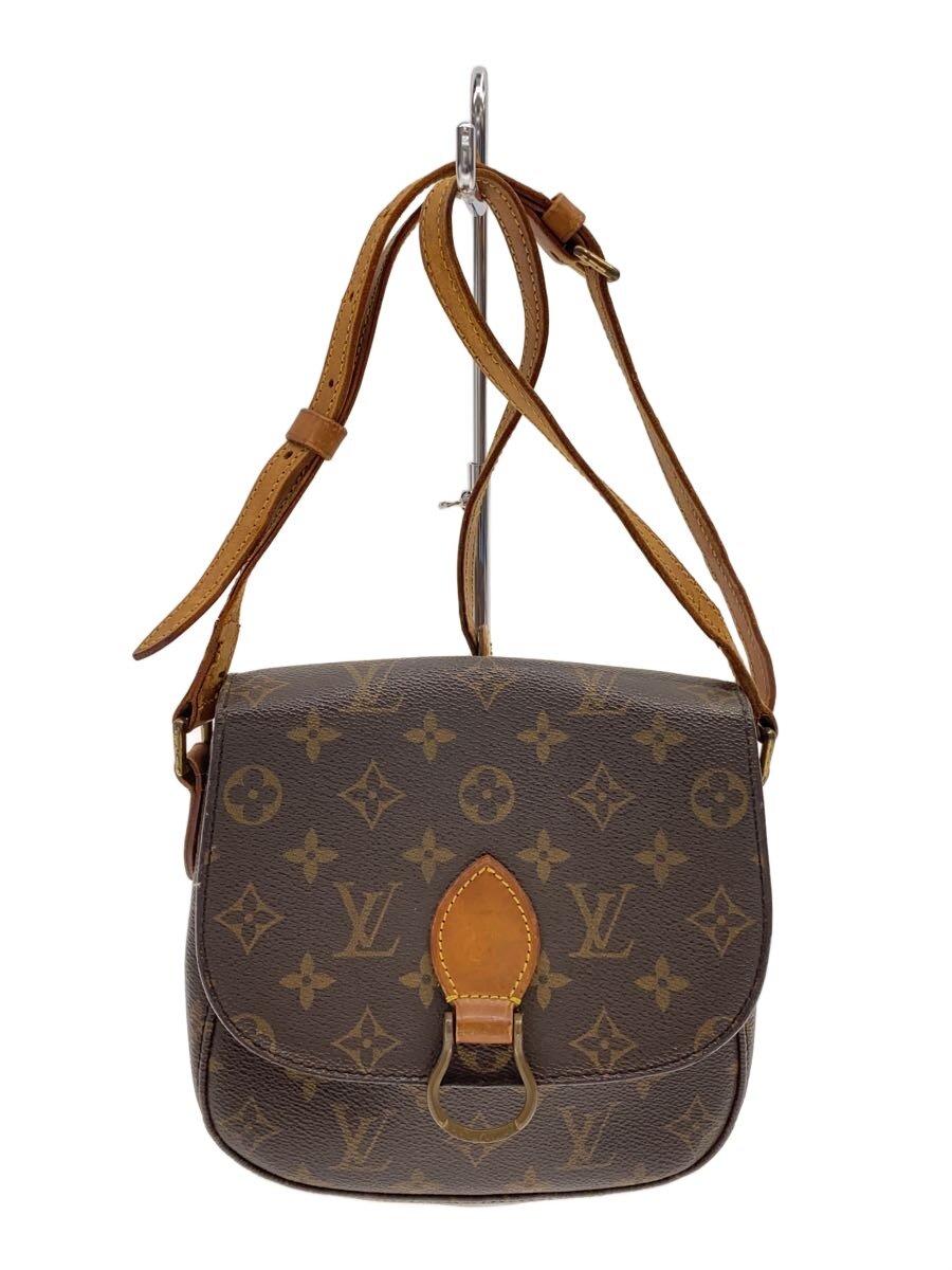 【中古】LOUIS VUITTON◆サンクルーPM_モノグラム・帆布/PVC/BRW/総柄//【御徒面子】