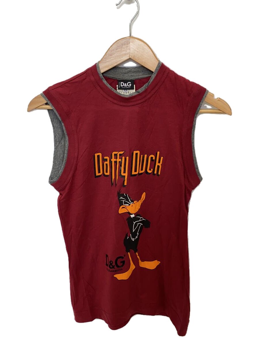 【中古】DOLCE\u0026GABBANA◆Archive/Y2K/00s/XS/Daffy Duck/貯蔵タンクとっ始め/赤いこと/イタリア製【メンズウェア】