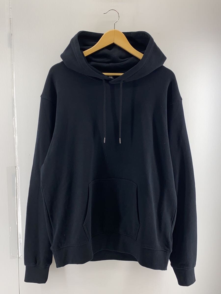 【中古】Y’s◆パーカー/5/XXL/綿織物/BLK/yo-t48-952/SWEAT PULLOVER HOODIE//【レディースお召しもの】