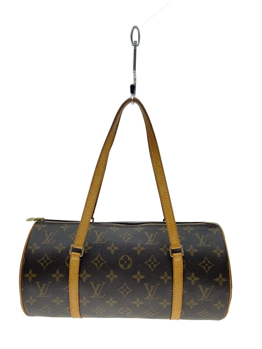 【中古】LOUIS VUITTON◆2)パピヨン30_モノグラム・帆布/PVC/BRW【御徒面子】