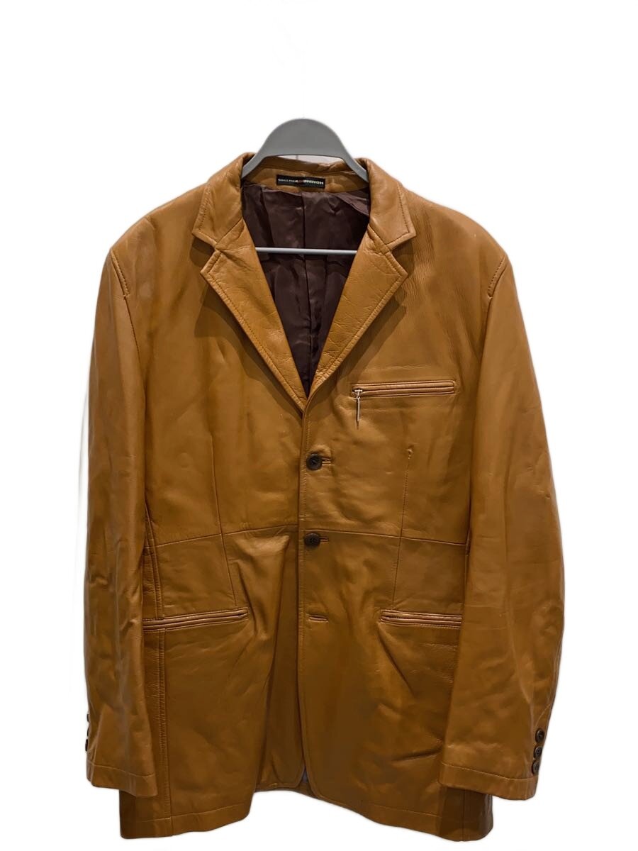 【中古】GAULTIER HOMME objet◆I/ラムレザージャケット・ブルゾン/50/羊革/CML【メンズウェア】