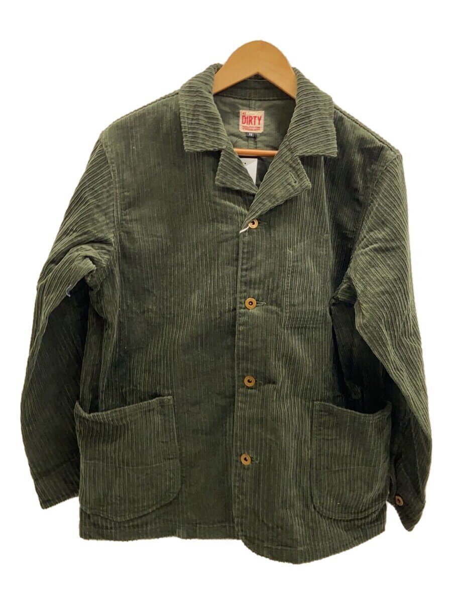 【中古】AT-DIRTY◆WORKERS JACKET CORDUROY/ジャケット/M/コーデュロイ/GRN/無地【メンズウェア】|2nd STREET 店