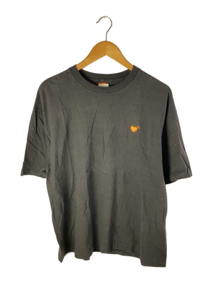 【中古】HUMAN MADE◆HEART BADGE/プルオーバー/XXL/綿織物/BLK【メンズウェア】