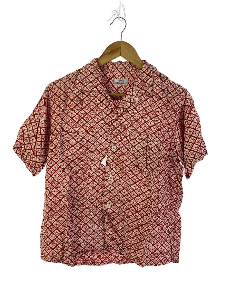 【中古】E&W◆半袖シャツ/15.5/レーヨン/RED/総柄//【メンズウェア】|2nd STREET 店