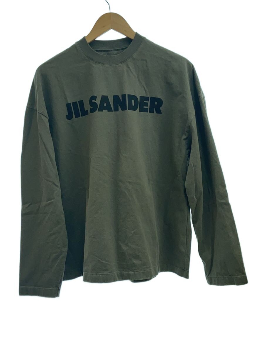 【中古】JIL SANDER◆長袖ティーシャツ/S/綿織物/KHK/J22GC0136 J20215//【メンズウェア】