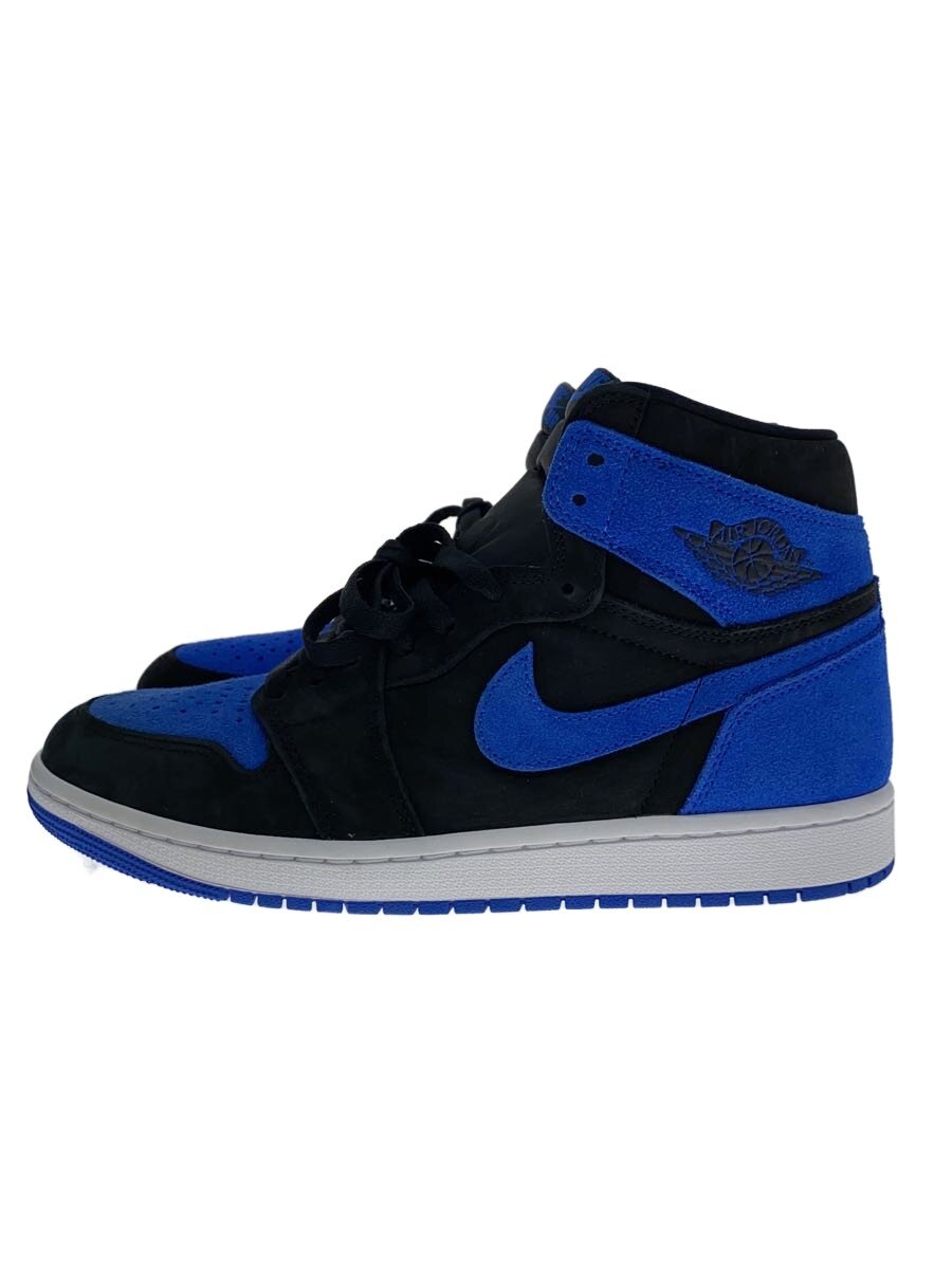 【中古】NIKE◆AIR JORDAN 1 RETRO HIGH OG_エアジョーダン1 レトロ ご機嫌 OG/27糎/BLU【シューズ】