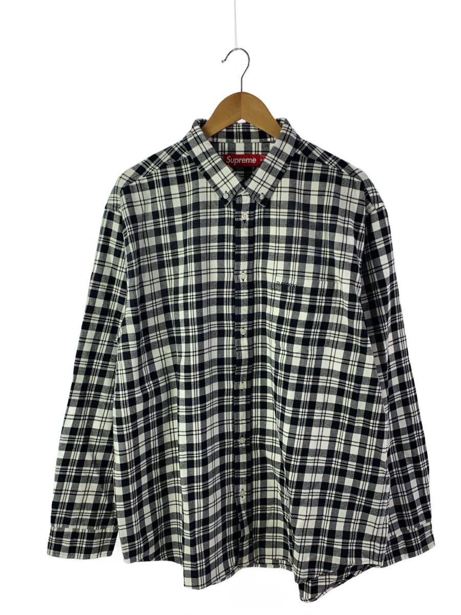 【中古】Supreme◆25FW/The Exorcist Flannel Shirt/XL/綿織物/BLK【メンズウェア】