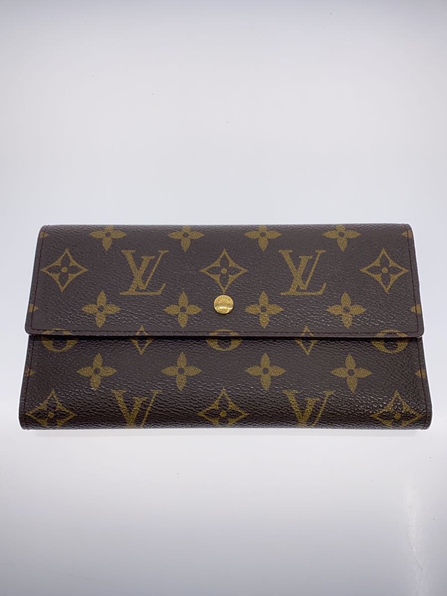 【中古】LOUIS VUITTON◆ポルト・トレゾール・インターナショナル_モノグラム・キャンバス_BRW/PVC/BRW/総柄/レディース【服飾雑貨他】｜2ｎｄ STREET 店