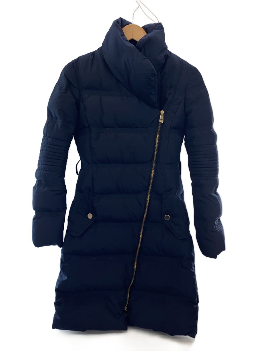 【中古】GIANNI VERSACE◆ロングダウンジャケット/38/ポリエステル/ネイビー/G34692S/ベルト欠品【レディースウェア】｜2ｎｄ STREET 店