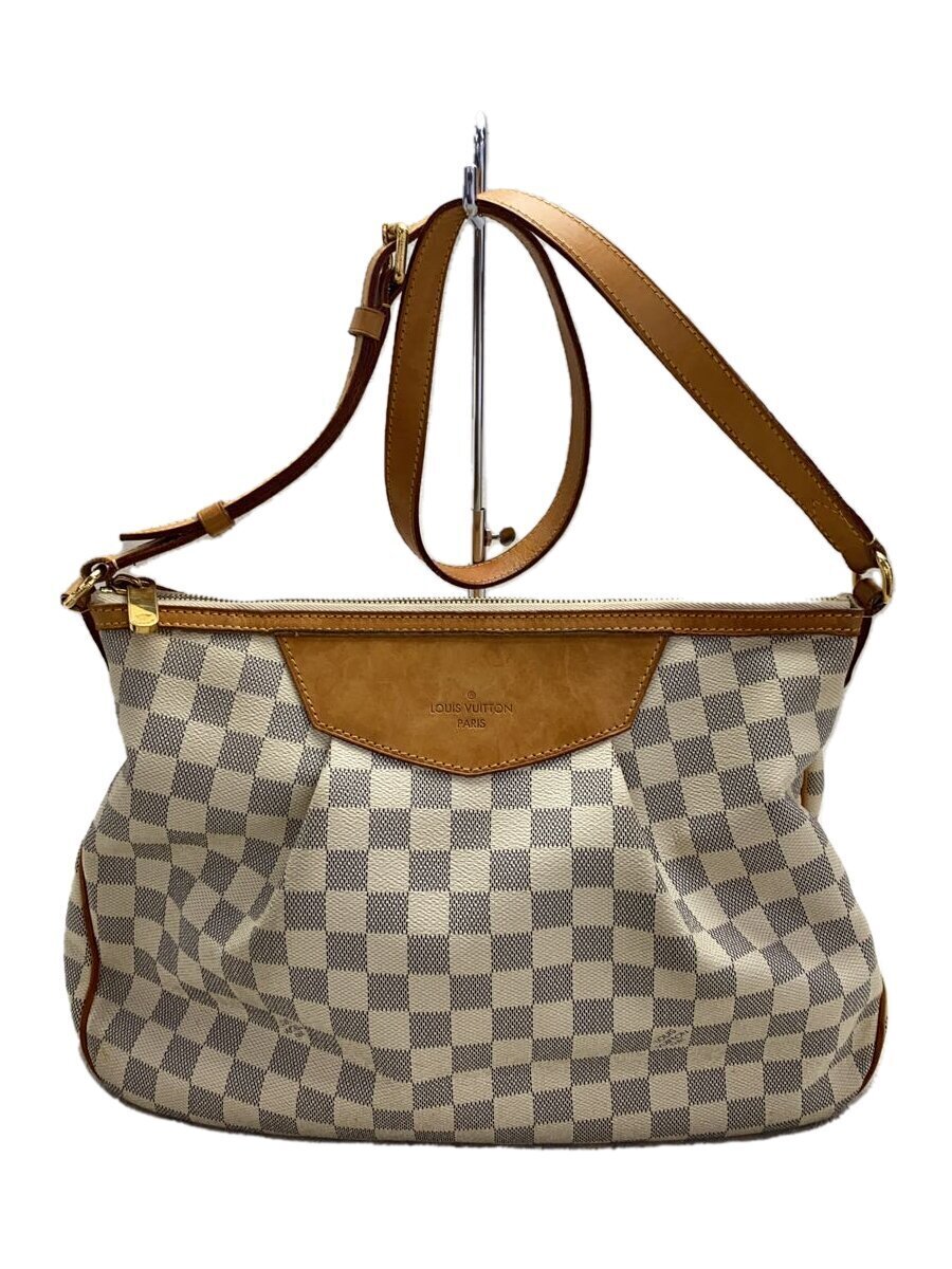 【中古】LOUIS VUITTON◆シラクーサMM_ダミエ・アズール_WHT/PVC/WHT【バッグ】|2nd STREET 店