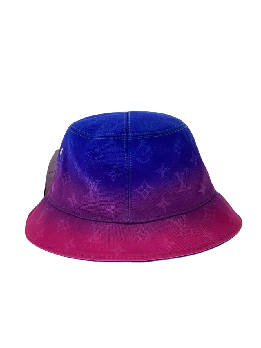 【中古】LOUIS VUITTON◆幻術/22SS/かぶり笠/L/綿織物/マルチ色つや/総柄/レディース/MP3297【服飾雑貨他】