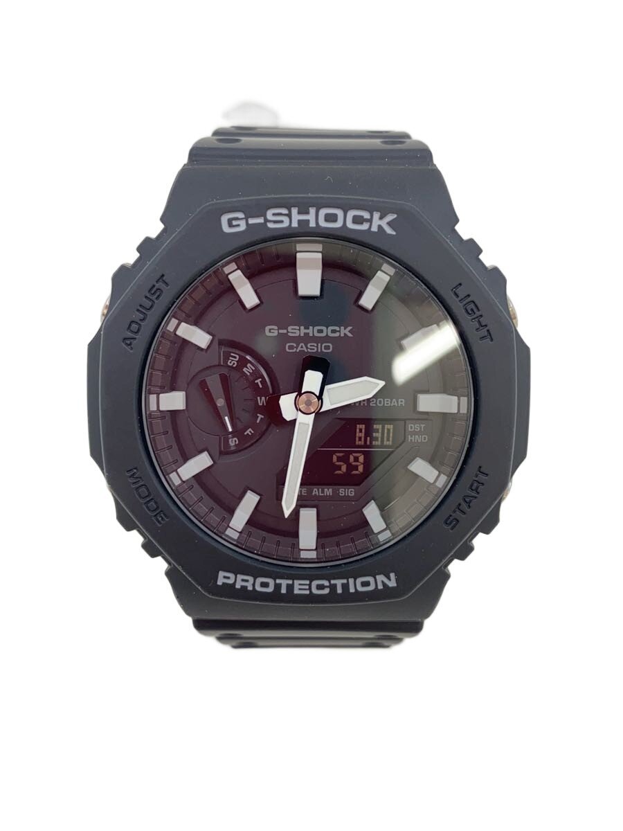 【中古】CASIO◆ソーラーウオッチ/デジアナ/天然ゴム/GA-2100【服飾雑貨他】