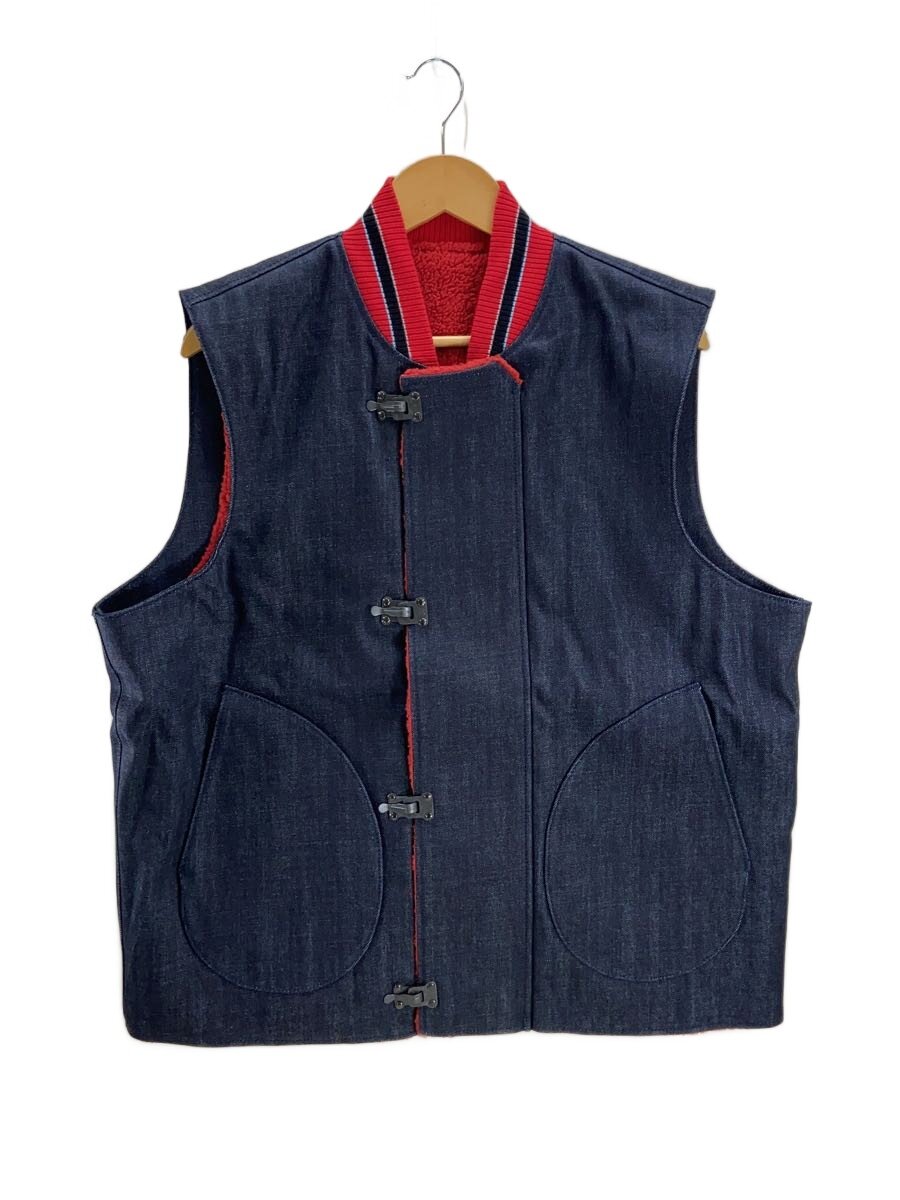 【中古】THREE FACE◆D-H VEST/より良い/L/綿織物/IDG【メンズウェア】