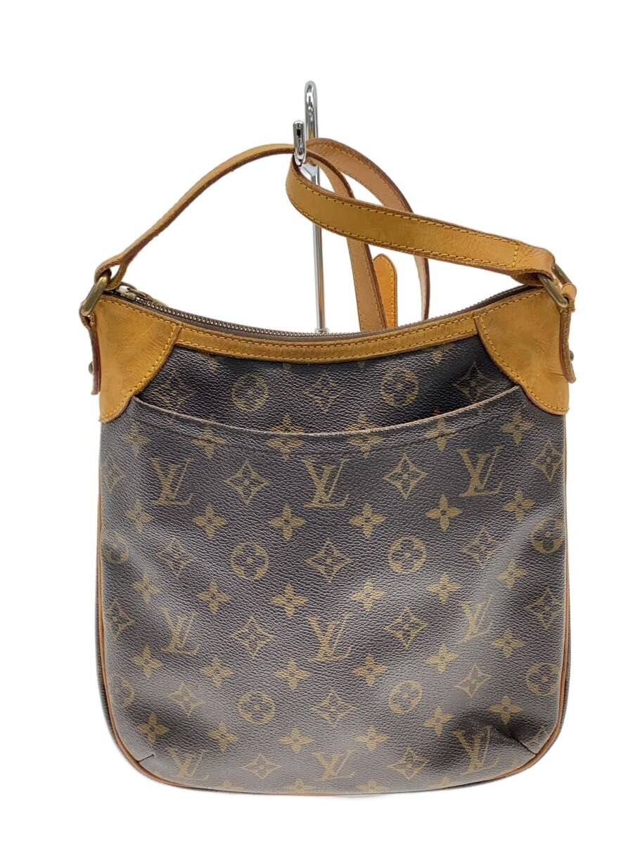 【中古】LOUIS VUITTON◆オデオンPM_モノグラム・帆布/PVC/BRW【御徒面子】