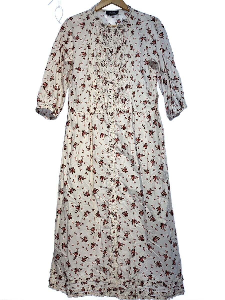 【中古】PINK HOUSE◆小花刷り上げる衣裳/綿織物/WHT/花柄/A2123FAY943【レディース御召しもの】