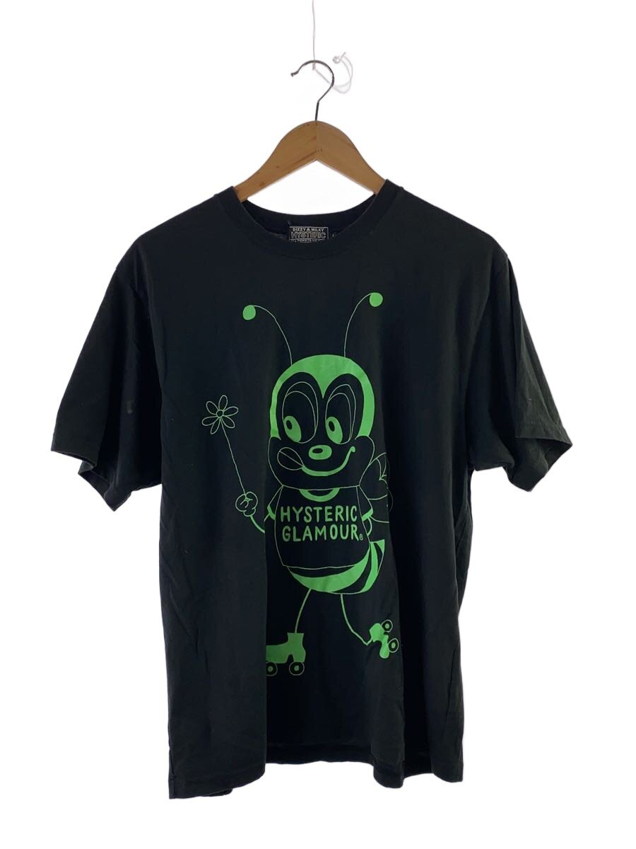 【中古】HYSTERIC GLAMOUR◆プルオーバー/L/--/BLK/刷り上げる/02251CT43【メンズウェア】