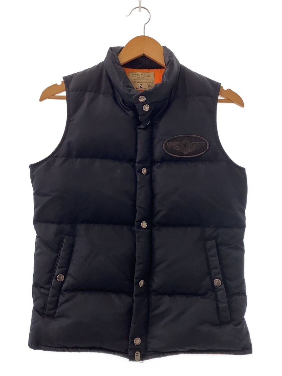 【中古】A BATHING APE◆落ち込むより良い/S/ナイロン/BLK/001LJ0301001X【メンズウェア】