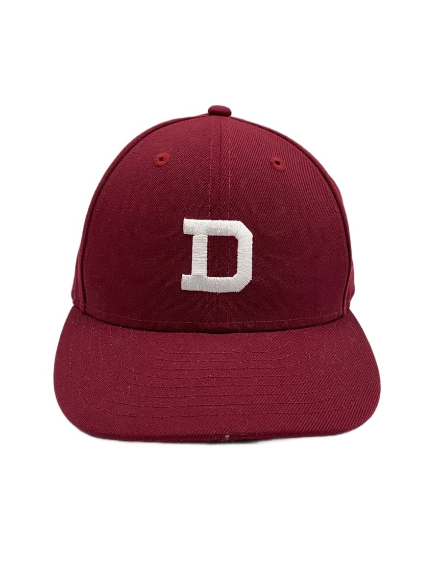【中古】NEW ERA◆旗がしら/7 3/8/綿織物/BRD/無地/メンズ【服飾雑貨他】
