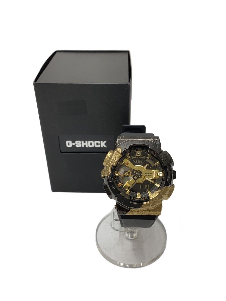 【中古】CASIO◆カシオ/G-SHOCK/デジアナ/天然ゴム/GM-114GEN-1A9JR/40周年祝する模範例【服飾雑貨他】
